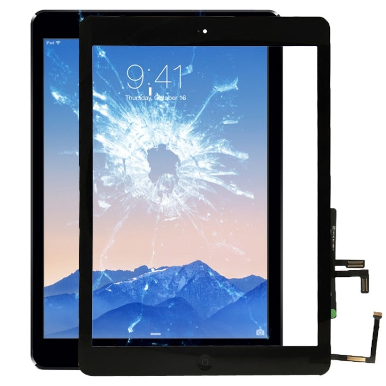 Pulsante controller + pulsante Home Cavo flessibile a membrana PCB + adesivo per installazione pannello a sfioramento, pannello a sfioramento per iPad Air / iPad 5, For Apple iPad Air / iPad 5 Pulsante controller + pulsante Home Cavo flessibile a membrana PCB + adesivo per installazione pannello a sfioramento, pannello a sfioramento per iPad Air / iPad 5, For Apple iPad Air / iPad 5